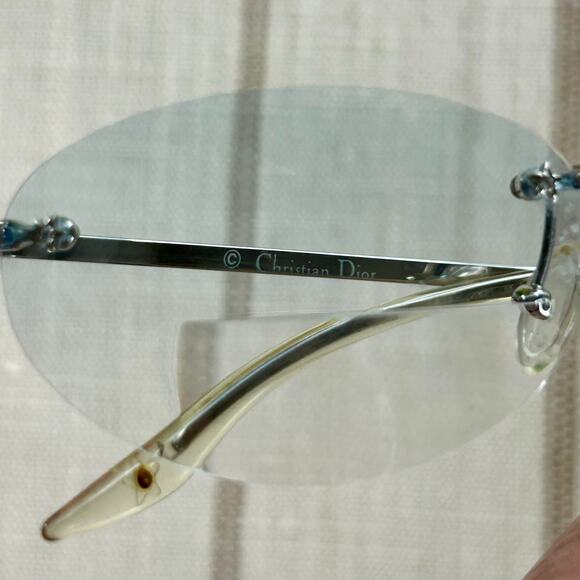 Christian Dior Rimless Bifocal  Eyeglasses Clear Lens CD3614 70B 130 - Picture 6 of 16